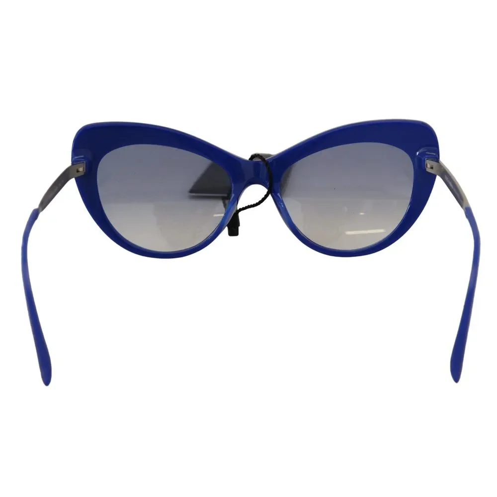 Dolce & Gabbana Blue Acetate Full Rim Cat Eye DG4307 Sunglasses - Picture 5 of 9